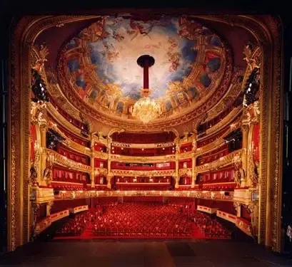 Auditorium of La Monnaie opera house in Brussels