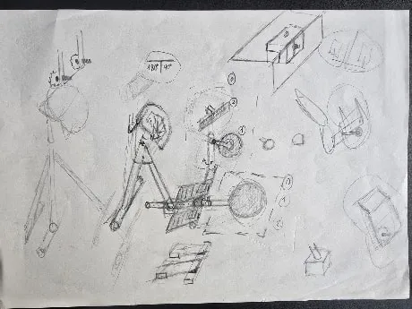 Hand-drawn design sketch 3