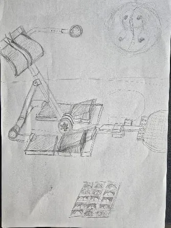 Hand-drawn design sketch 4