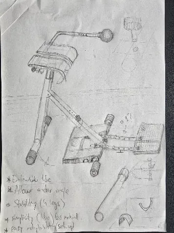 Hand-drawn design sketch 8