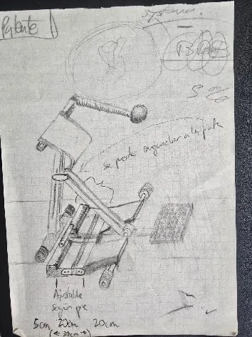 Hand-drawn design sketch 2