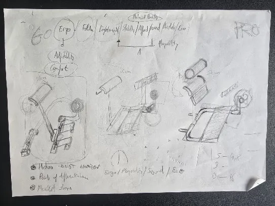 Hand-drawn design sketch 3